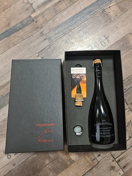 CHARDONNAY 2005 limitovaná edice - EXTRA BRUT 0,75L - dárkové balení