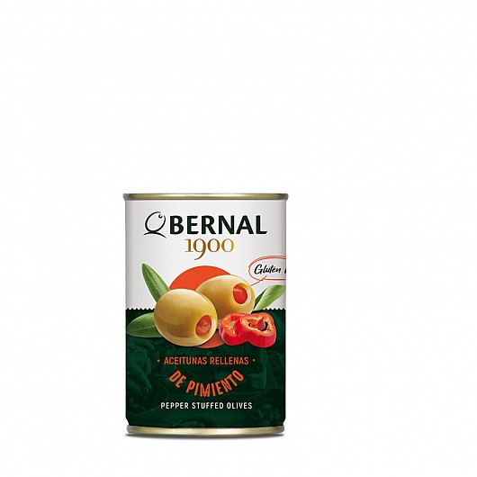Bernal Aceitunas olivy - plněné paprikou (120g)