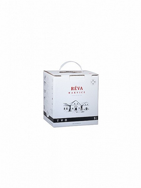 Réva Rakvice - Frankovka Blanc de Noir - polosuché - moravské zemské víno - BIB 3 l