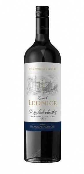 Ryzlink Vlašský - suché - MZV - 0,75 l - Vinařství Hraniční Zámeček