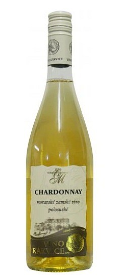 VÍNO RAKVICE - Chardonnay - moravské zemské víno 0,75 l