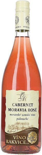 VÍNO RAKVICE - Cabernet Moravia ROSÉ - Moravské zemské víno 0,75 l