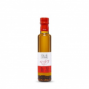 OLIVOVÝ OLEJ EL TENDRE PIKANTNÍ S PŘÍCHUTÍ CHILLI A OREGÁNA 250ML