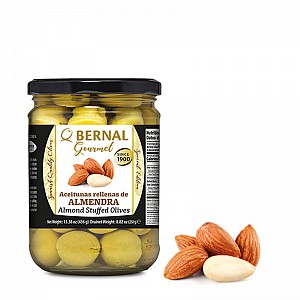 Bernal Gournet olivy - plněné mandlemi (250g)
