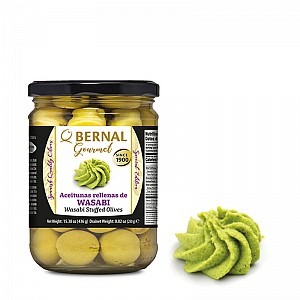 Bernal Gourmet olivy - plněné wasabi (250g)